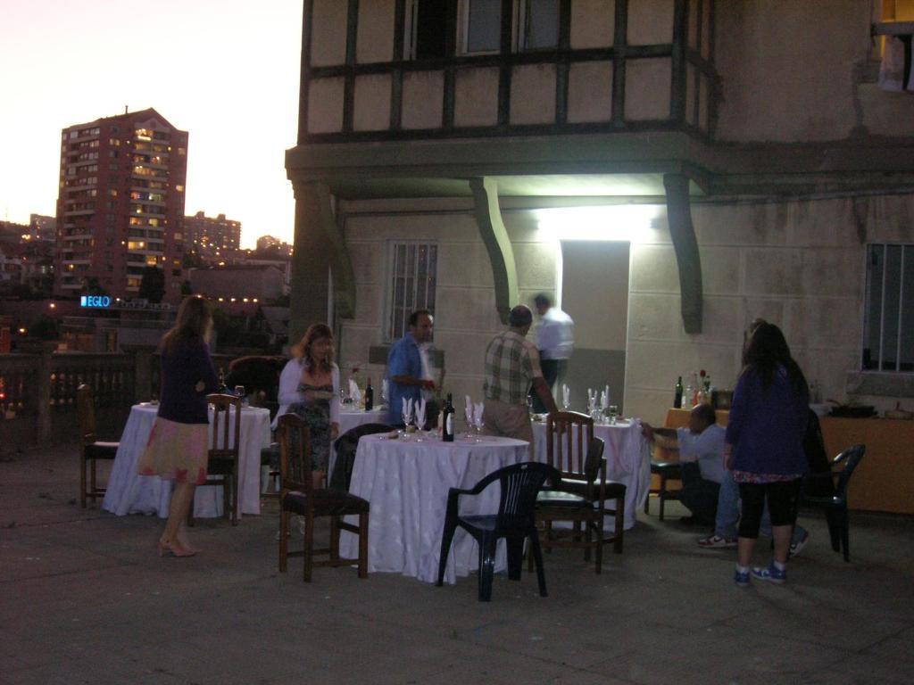 B&B Patrimonial Little Castle Vina del Mar Esterno foto